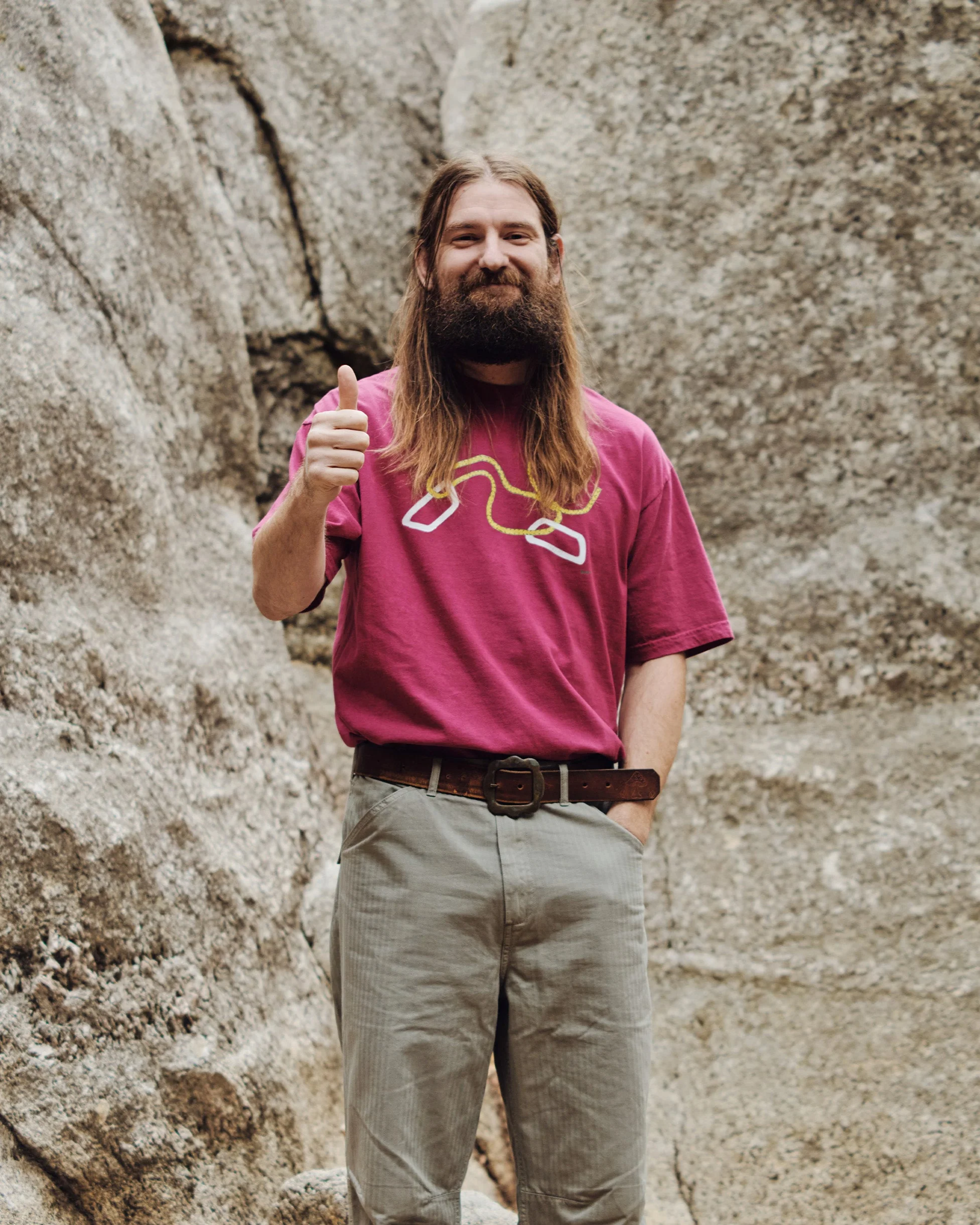 Rockcraft Tee - Very Berry - Image 3