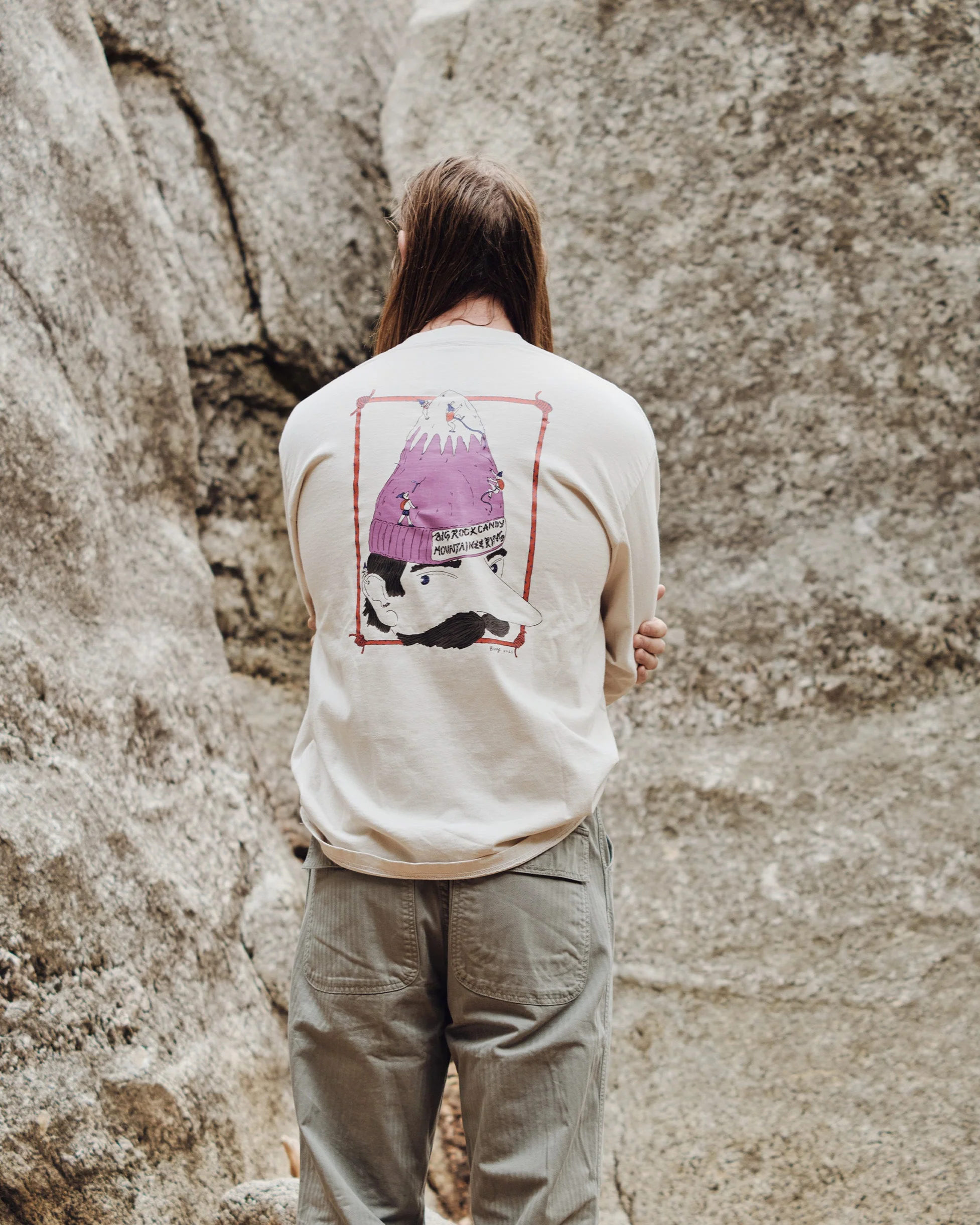 The Nose Long Sleeve Tee - Cookie - Image 5