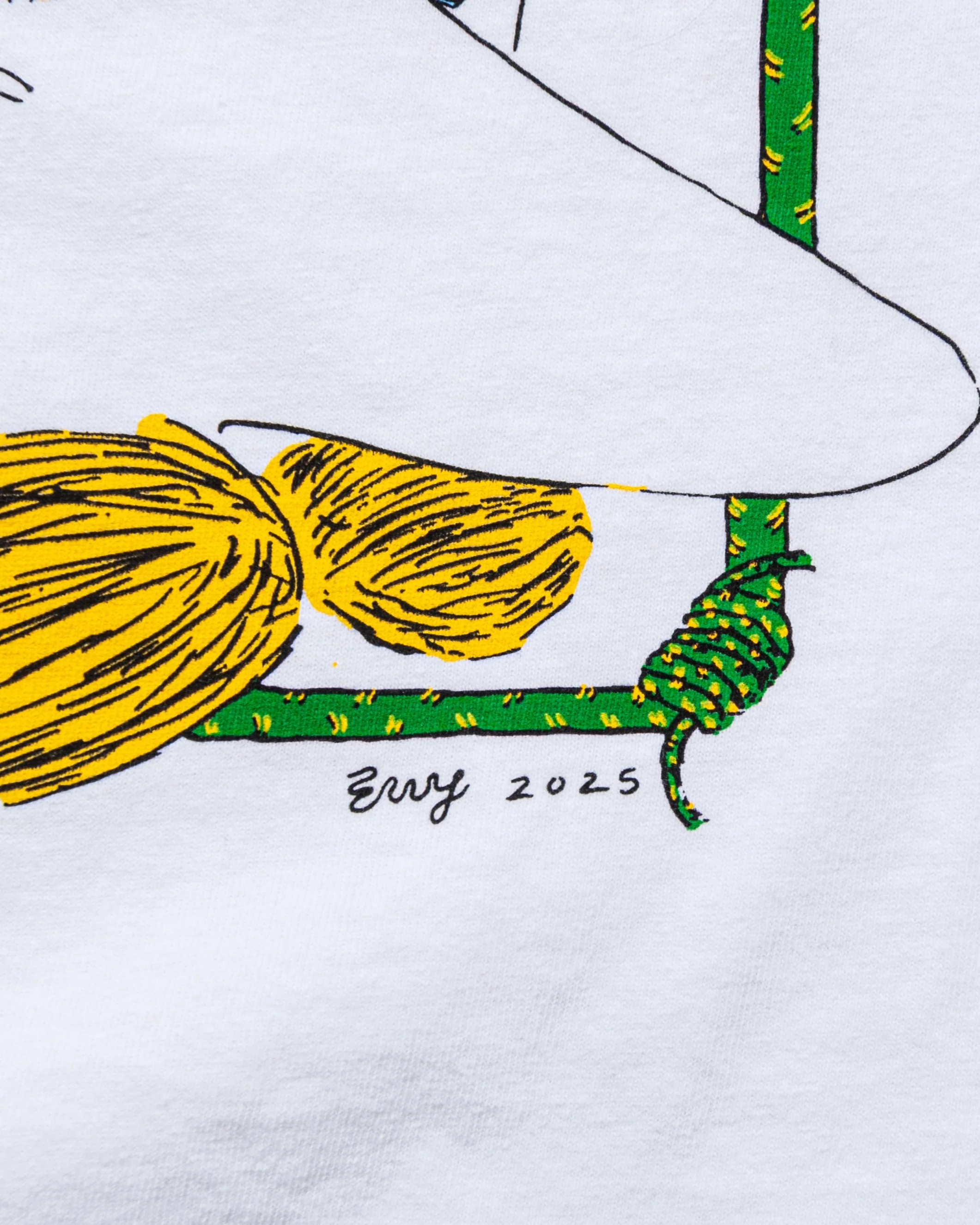 The Nose Long Sleeve Tee - Milk - Image 4