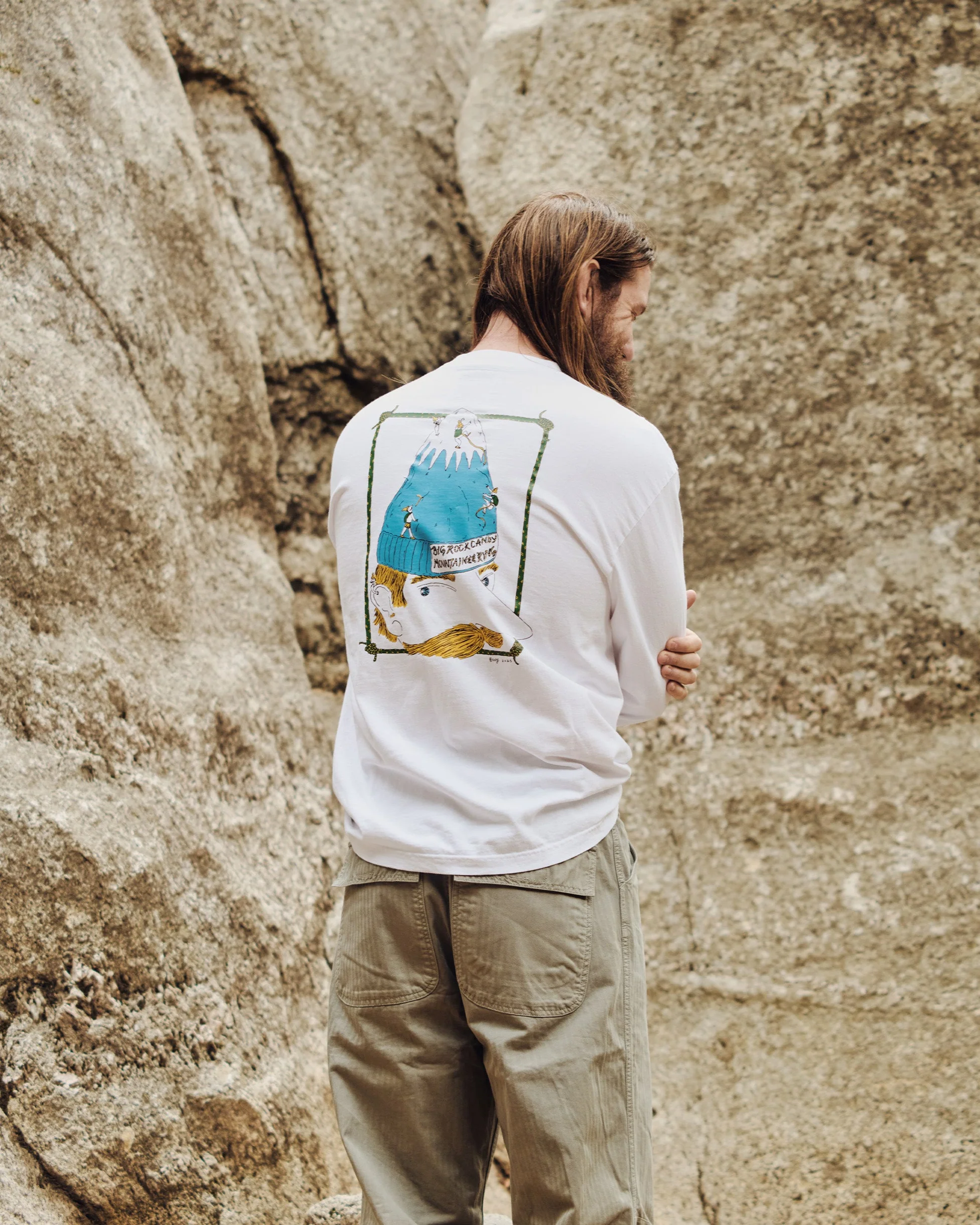 The Nose Long Sleeve Tee - Milk - Image 5