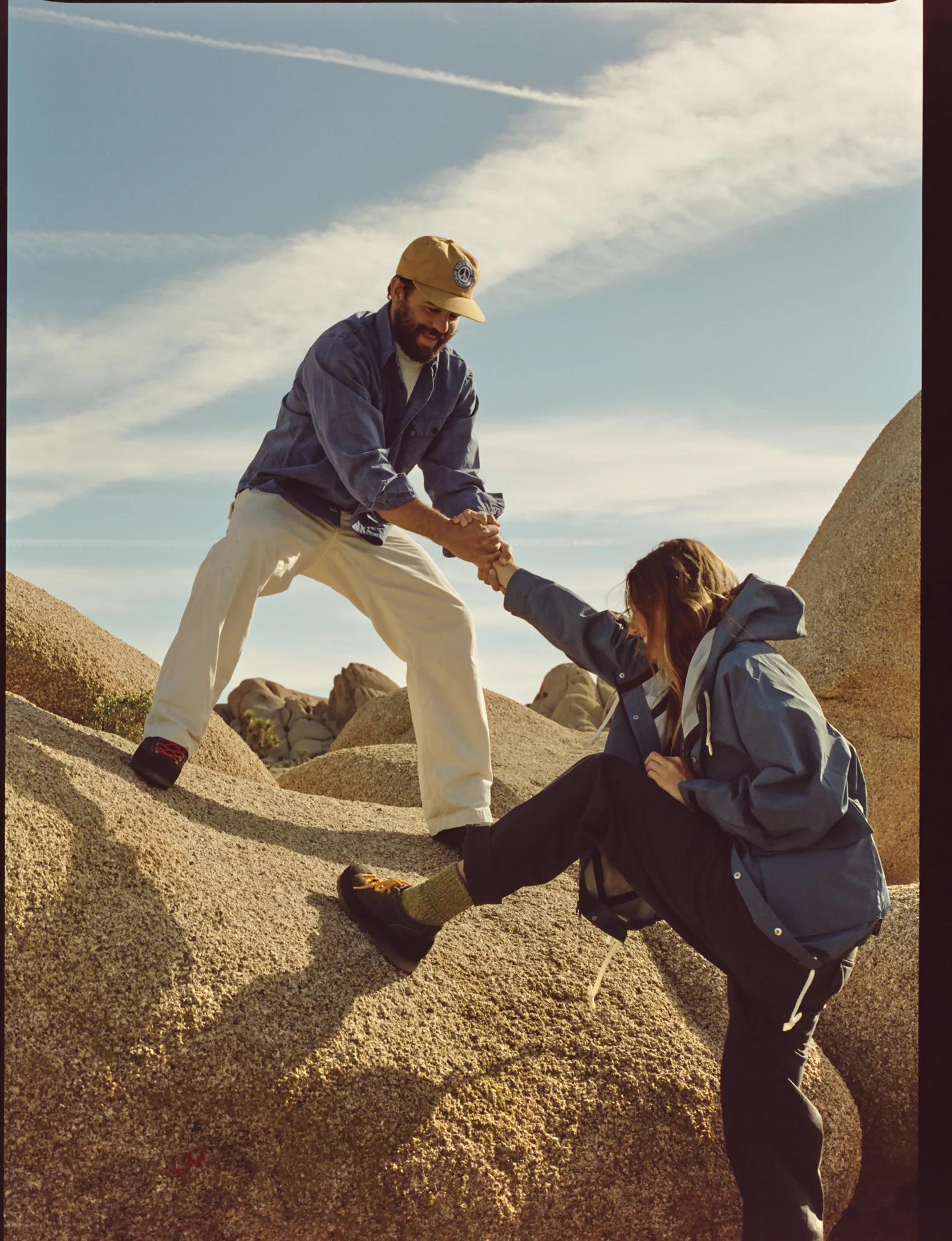 Truckin' Peace Hat - Graham Cracker - Image 3